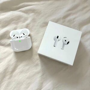 Wireless White Earbuds with Charging Case